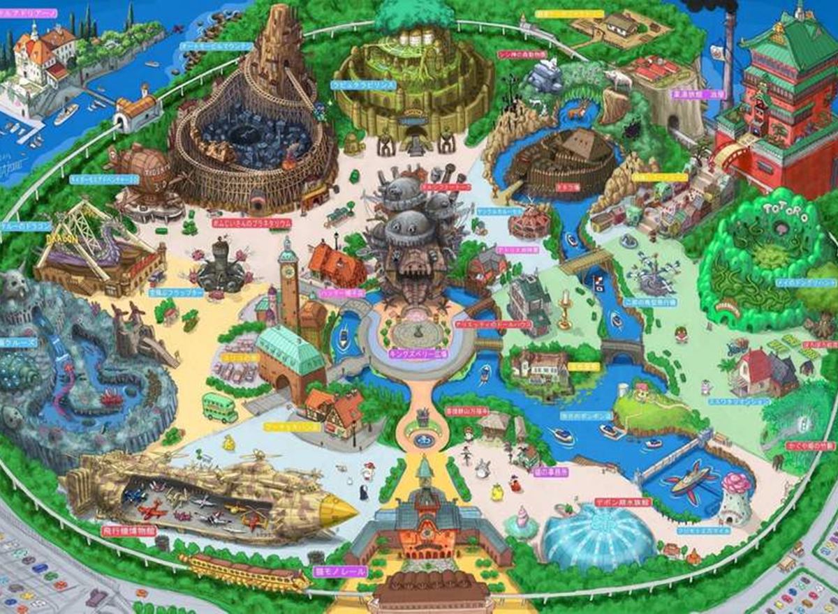 「吉卜力樂園」2022年開幕！《龍貓》《霍爾的移動城堡》場景曝光