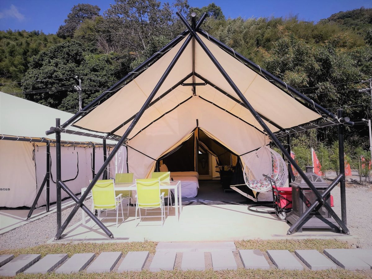 帳篷內就能泡湯！「奢華露營」有溫泉　當月壽星兒童免費入住