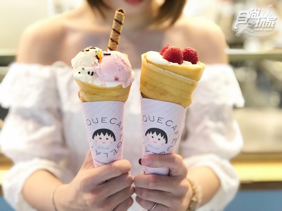 「櫻桃小丸子」聯名可麗餅！5月限定「冰淇淋可麗餅」「草莓雲朵奶昔」