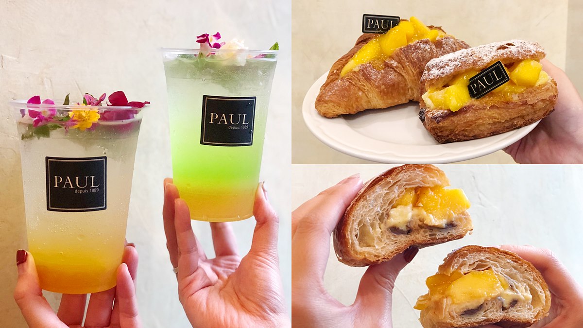 人氣甜點「PAUL」推全球獨家「芒果季」，首推「芒果可頌、芒果氣泡飲」