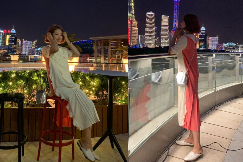 韓星夏季必備「白洋裝圖鑑」朴信惠、Jessica全都這樣穿，不顯胖只顯氣質！