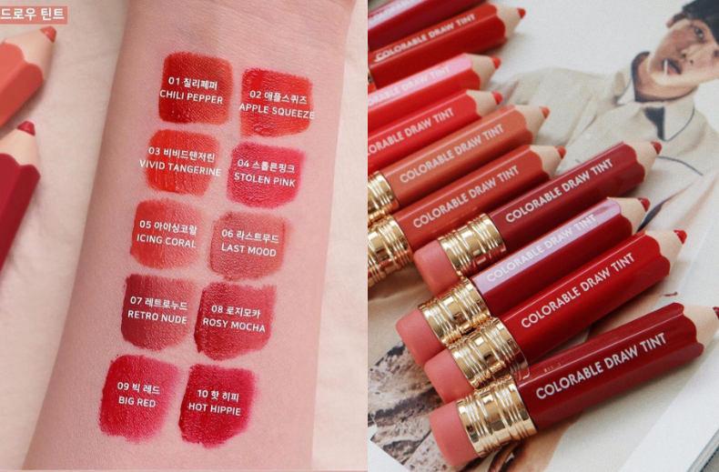可愛的「胖胖色鉛筆」竟然是300元不到的唇釉？韓國正熱燒的勸敗彩妝，實擦也好美！