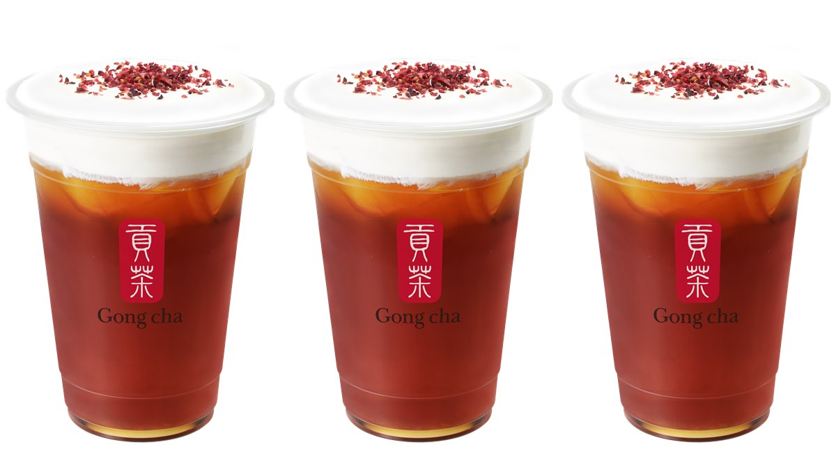 玫瑰控要喝！貢茶推4款「玫瑰鐵觀音」飲品，這款加入「荔枝珍珠」