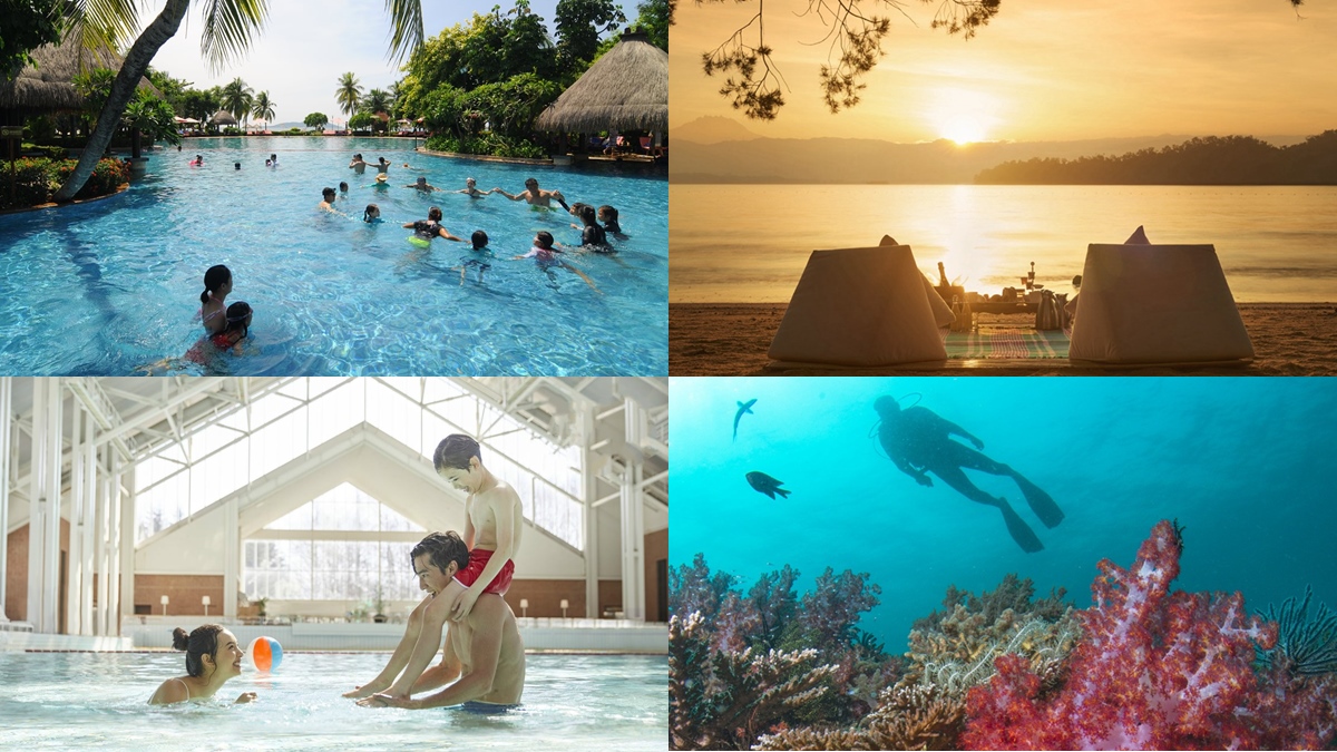 吃住全包！5間超好玩親子度假村：珊瑚花園浮潛、最大室內造浪池、馬戲學校當飛人