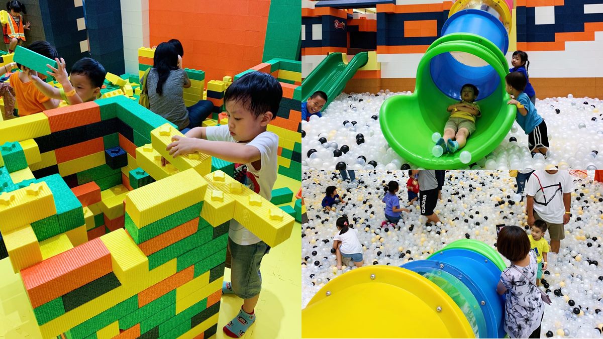台南人抓小孩放電了！巨型積木樂園＋Kakao獨家快閃店，繽紛過暑假
