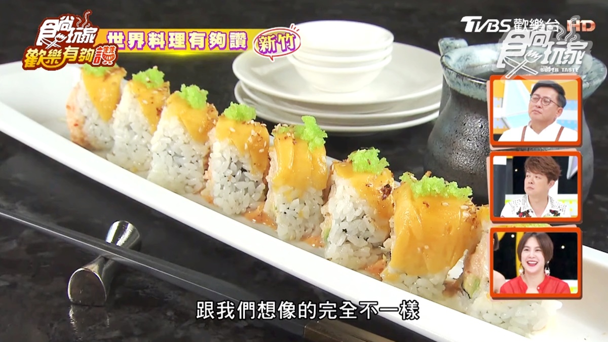 美日混血壽司吃過嗎？「火山卷」鋪滿4種生魚片，「鳳凰卷」竟然包芒果、酪梨