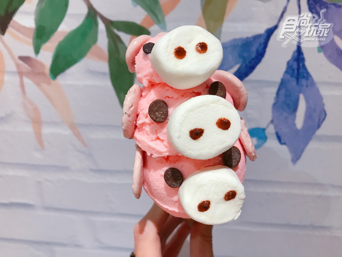 冰淇淋控尖叫！超狂3層小豬、8球獅子甜筒，這家快閃店吃得到