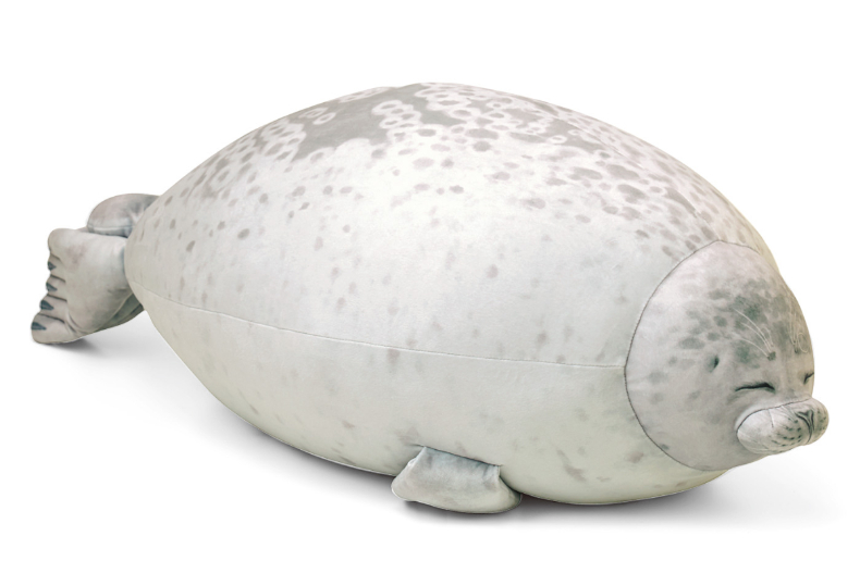 神還原佛系表情和軟Q肉體！日本爆紅海豹抱枕超療癒，好想捏一捏