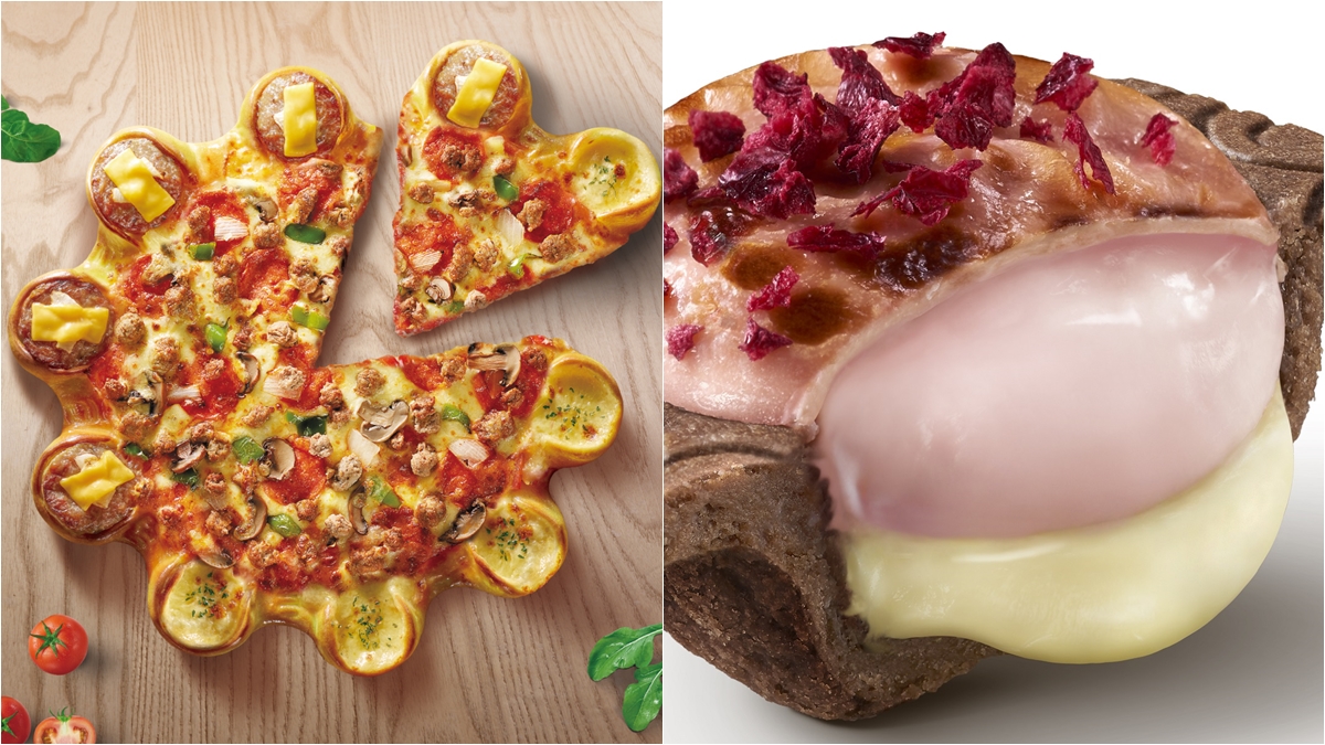 呼叫大胃王！必勝客推「比薩+漢堡」新餅皮+「草莓半熟起司塔」