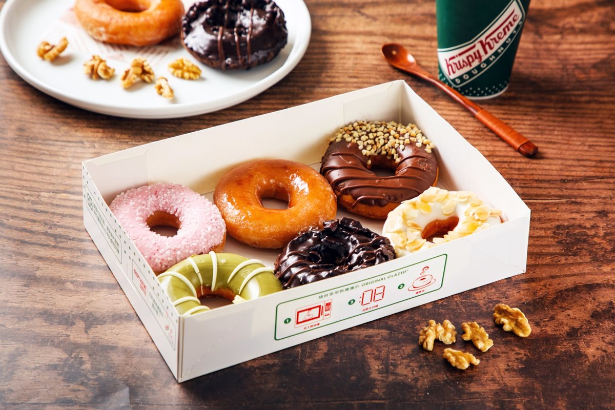 罪惡來襲！Krispy Kreme限定「流沙布蕾甜甜圈」，首日加送「買六送六」券