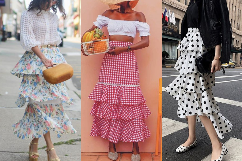 2019年最火的顯瘦時髦「分體裙」，這３款妳穿對了嗎？