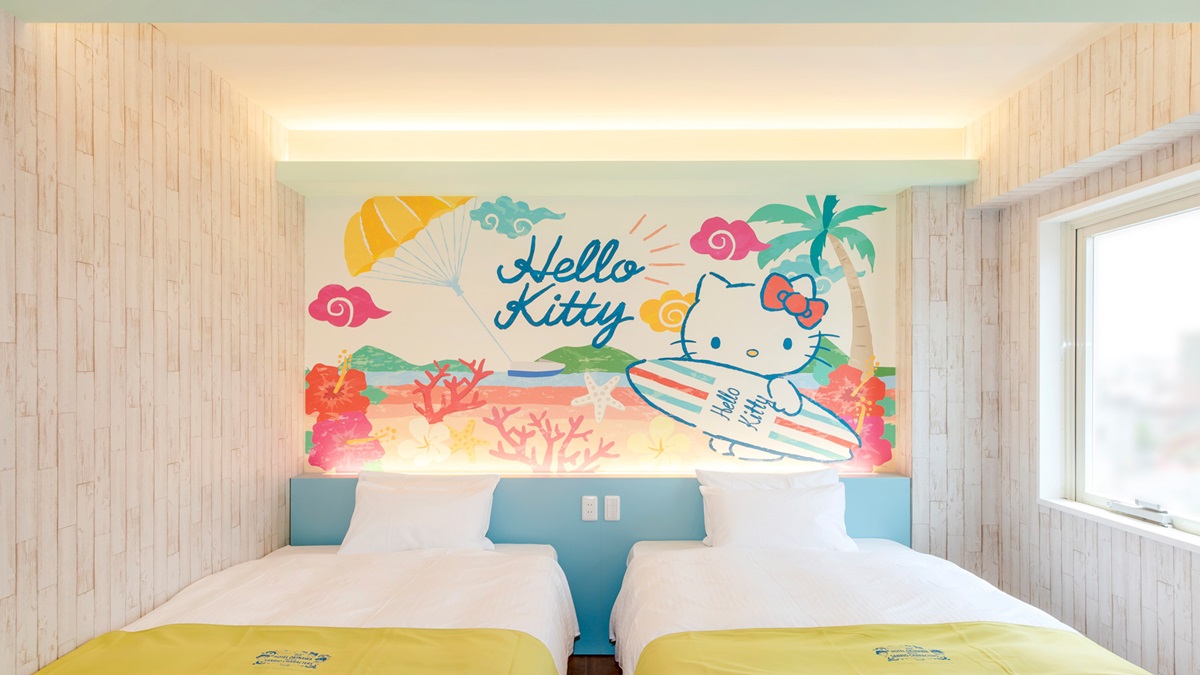 Kitty迷快衝！全球首家「三麗鷗飯店」開在這，66間超萌主題房拍到手痠