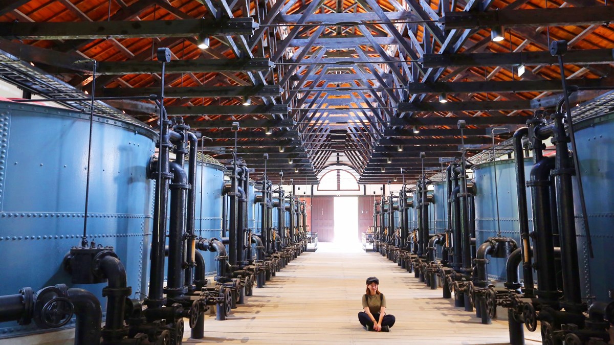 台南最新打卡點在這！百年古堡淨水廠終於開放，變身絕美博物館