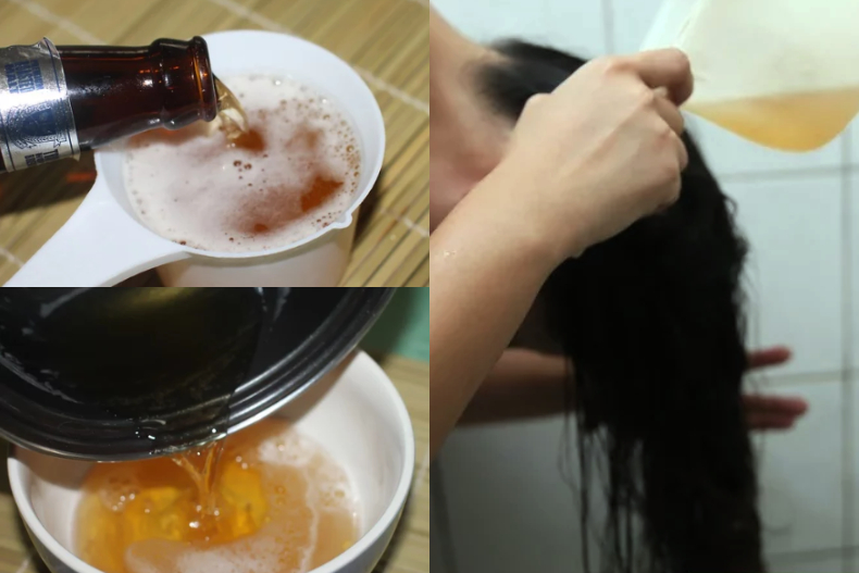 超神奇！髮型師教你用「啤酒」這樣洗，竟能改善乾枯稻草頭