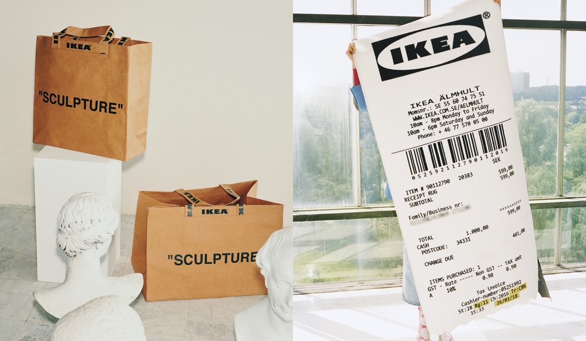 準備搶起來！IKEA推15款「Off-White聯名系列」，發票地毯、購物袋必搶