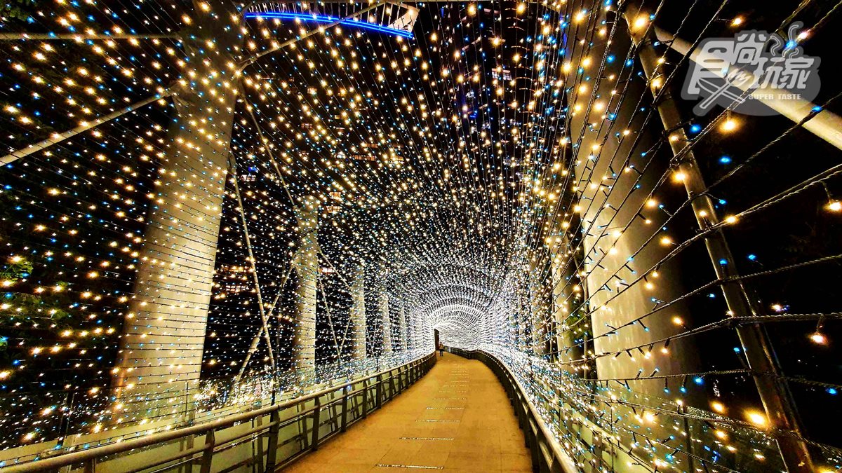 新北耶誕「8座夢幻天橋」你蒐集到幾個？最美是紫色蒲公英光廊