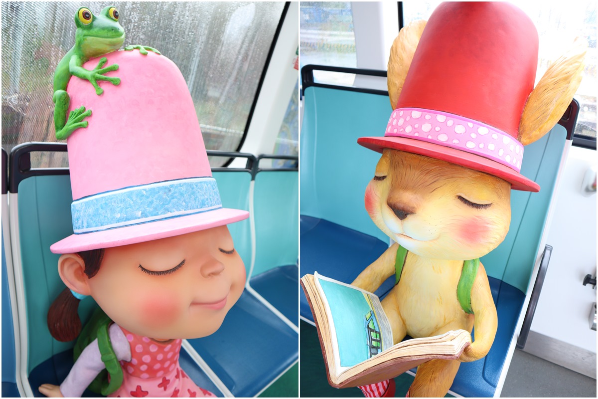 全球首台「幾米列車」發車！淡海輕軌變身3個可愛主題，主角娃娃就坐你旁邊