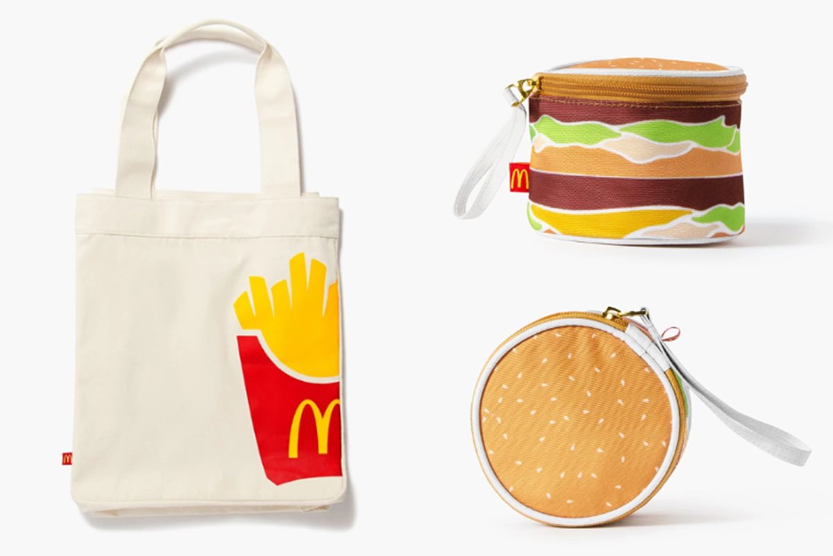 從頭到腳都有麥當勞！22項周邊可愛又實用，「大麥克漢堡包包」吸睛第一名