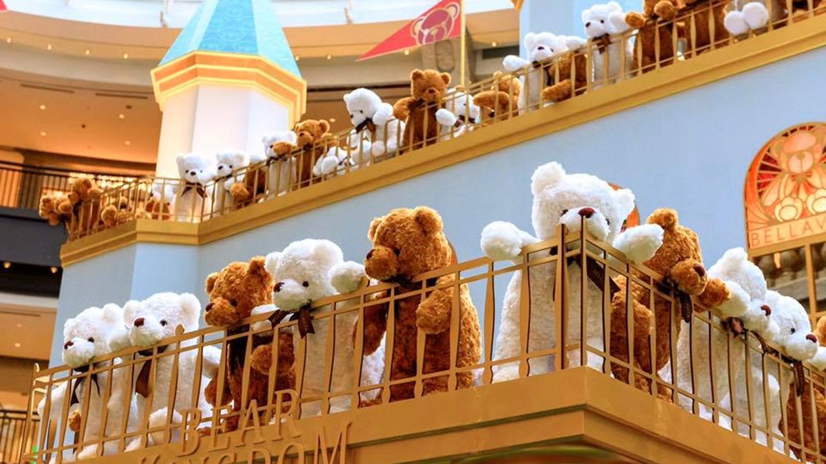 萌翻天！快衝上千隻「小熊王國」免費拍，憑發票還可免費換耶誕小熊