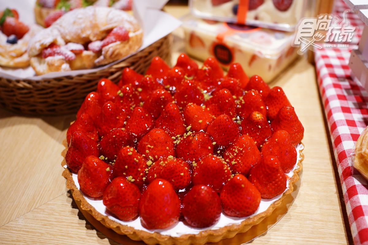真的很欠吃！超狂「法式草莓派」一次放滿30顆，加碼8款草莓甜點