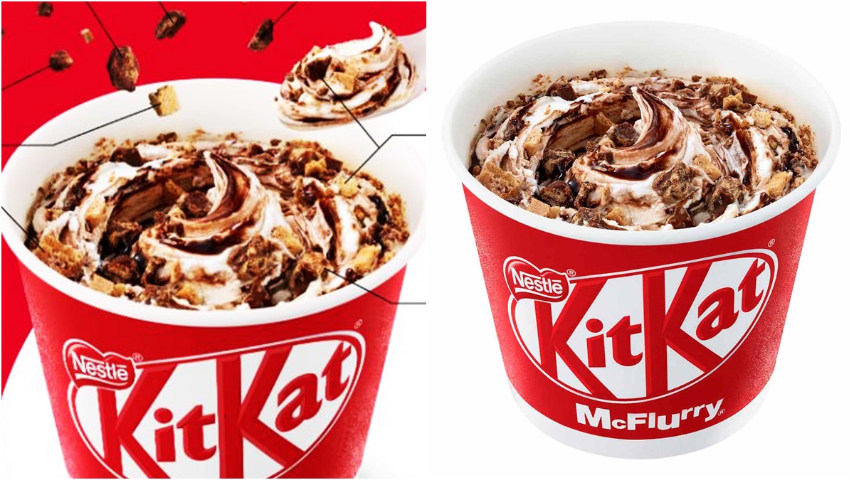 隔7年回歸！超酥脆「KitKat巧克力冰炫風」明開賣，麥當勞曝新吃法「可能會上癮」