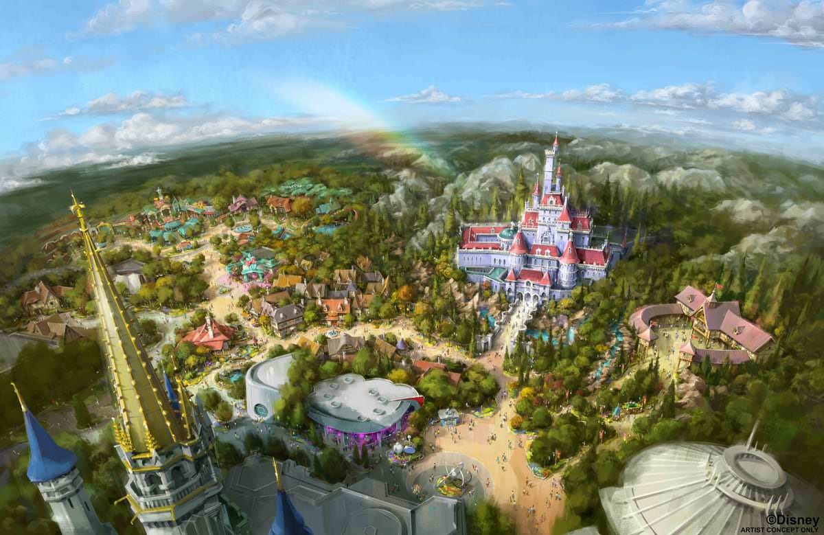 日本東京迪士尼樂園「休園到4月」，最新「美女與野獸」園區5月才開