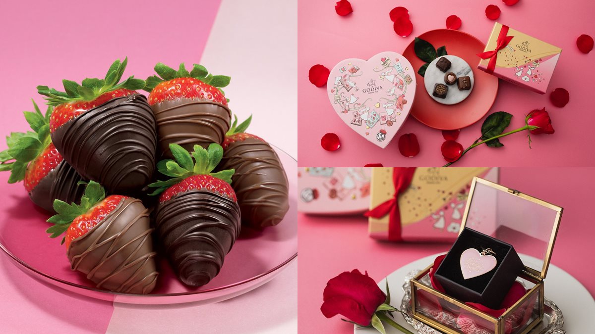 直射草莓控心臟啊！GODIVA「手製草莓巧克力」，限時2天全台15家門市搶吃