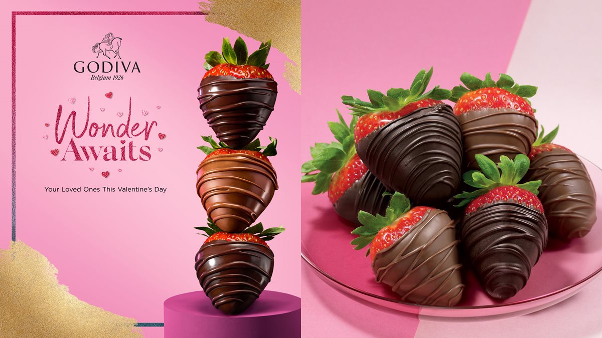 直射草莓控心臟啊！GODIVA「手製草莓巧克力」，限時2天全台15家門市搶吃