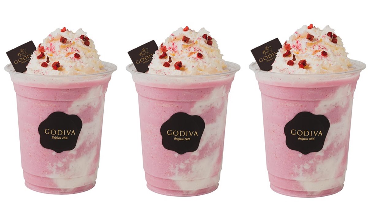 台灣粉好幸福！GODIVA獨家「草莓新品」：草莓巧克力霜淇淋、草莓白巧克力奶昔