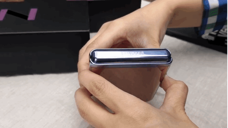 實測／Samsung Z Flip「粉餅摺疊機」一秒變腳架，拍照效果超驚豔