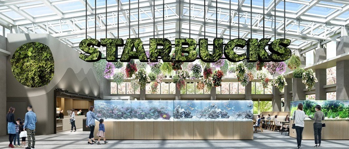 「最美星巴克」地點超特別！進駐「溫室花園」2萬朵花陪喝咖啡，還可看水獺賣萌