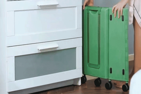 超方便！日本推出「摺疊式行李箱」收起來只有7公分寬，再也不會佔空間啦