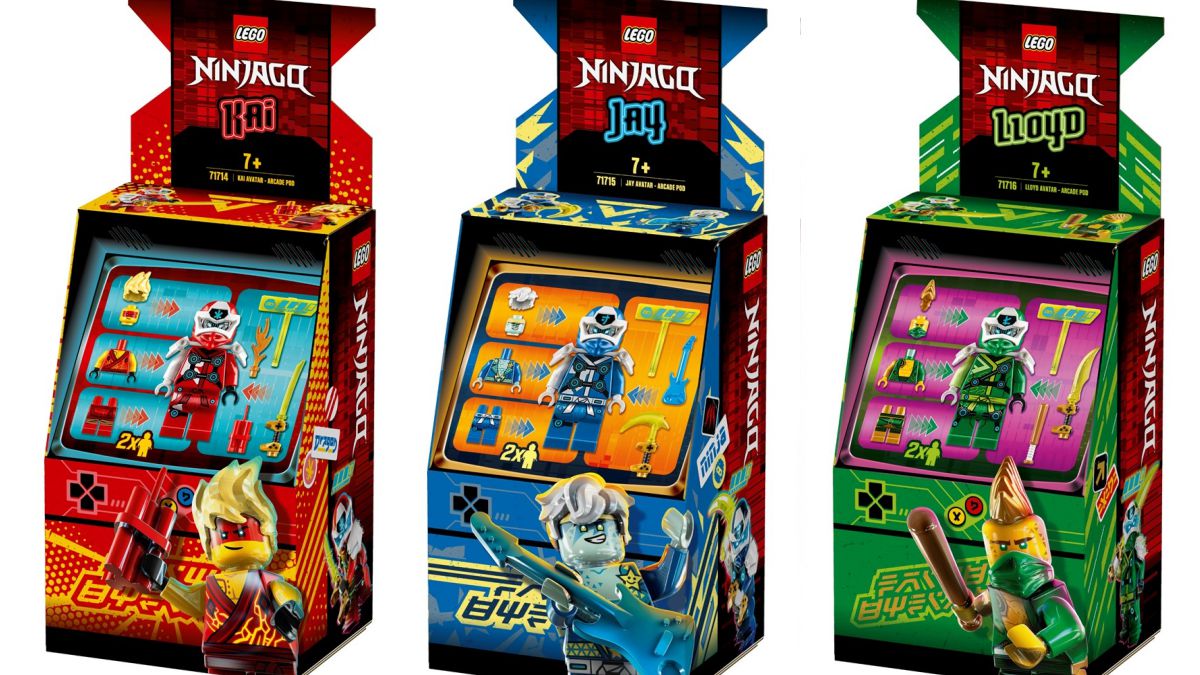 樂高推出「時代的眼淚」！旋風忍者系列推出3台必收的「遊戲機台」款
