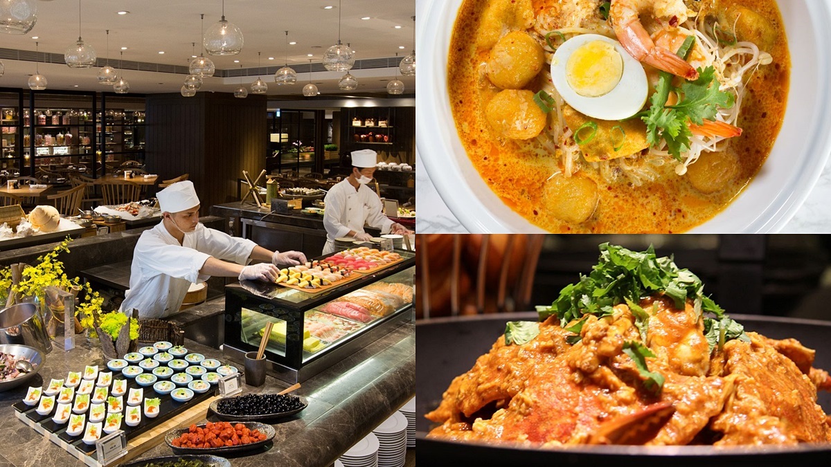 超狂「叻沙吃到飽」！一千多元狂吃辣椒螃蟹、爆濃蝦麵，還有超特別「新加坡碗粿」