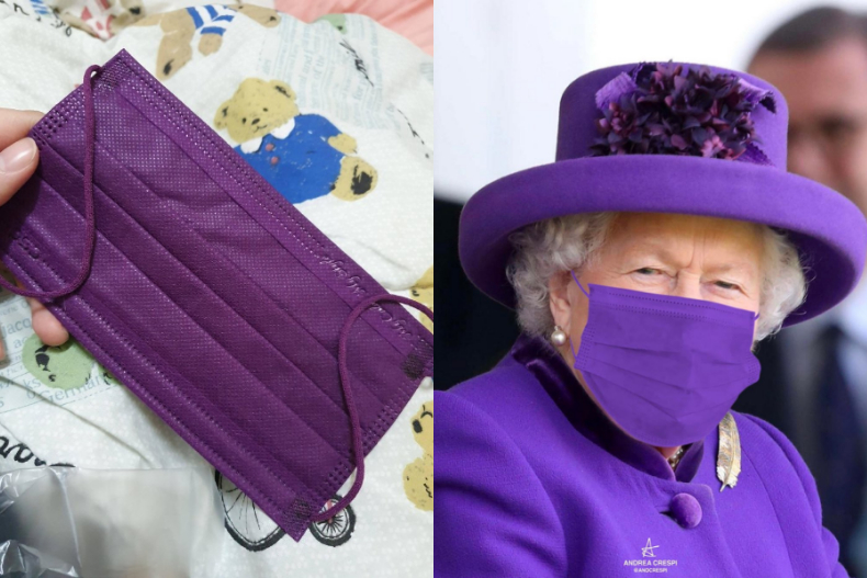 就是要同色穿搭！英女王超萌口罩照曝光，台灣的你也跟上了嗎