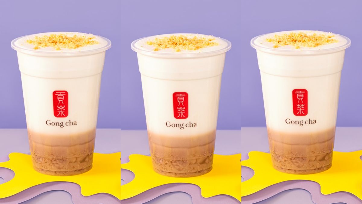 芋頭人注意！貢茶推出3款甜點系飲料：鹹蛋芋泥鮮奶、布丁芋泥冰沙