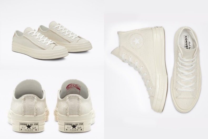今夏最仙小白鞋！Converse全新「奶油白」帆布鞋，台灣門市已偷偷上架～