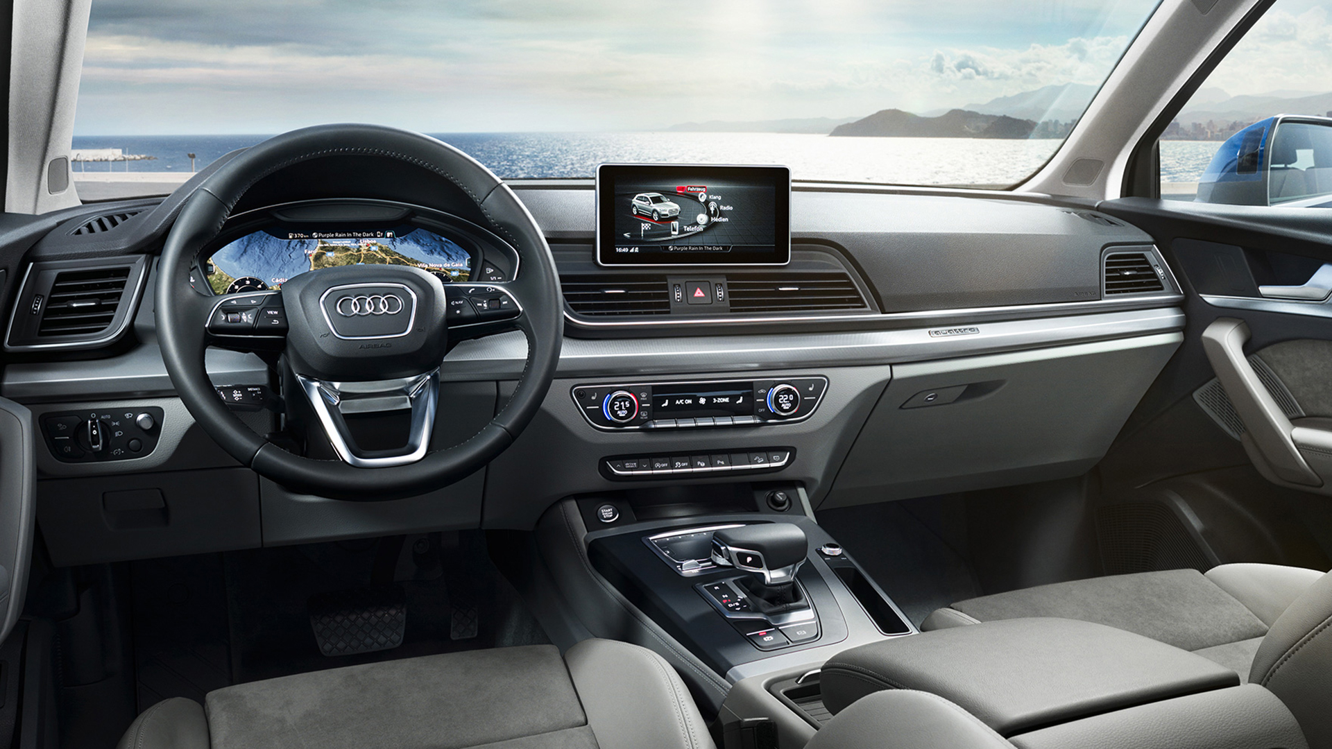 Q5全車系標配全數位虛擬座艙、drive select可程式車身動態系統與quattro ultra智慧型四驅系統。(圖片來源/ 台灣奧迪)