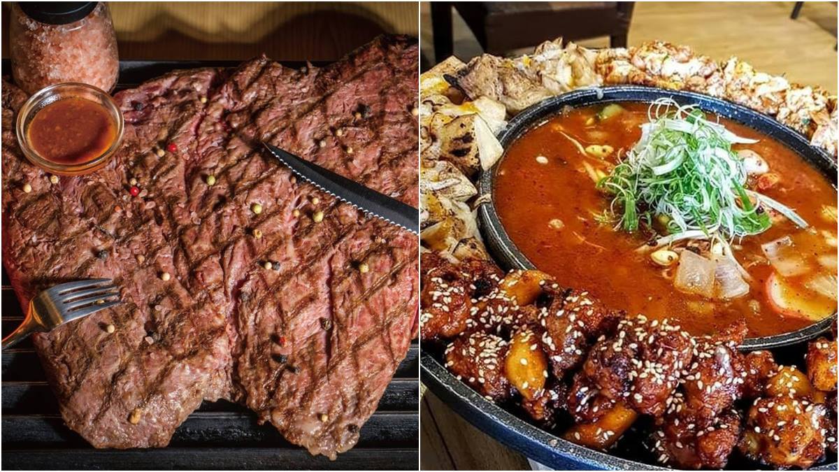 超大64盎司牛排、爆量韓式料理、花生醬牛肉漢堡免費試吃，不必對號碼馬上抽
