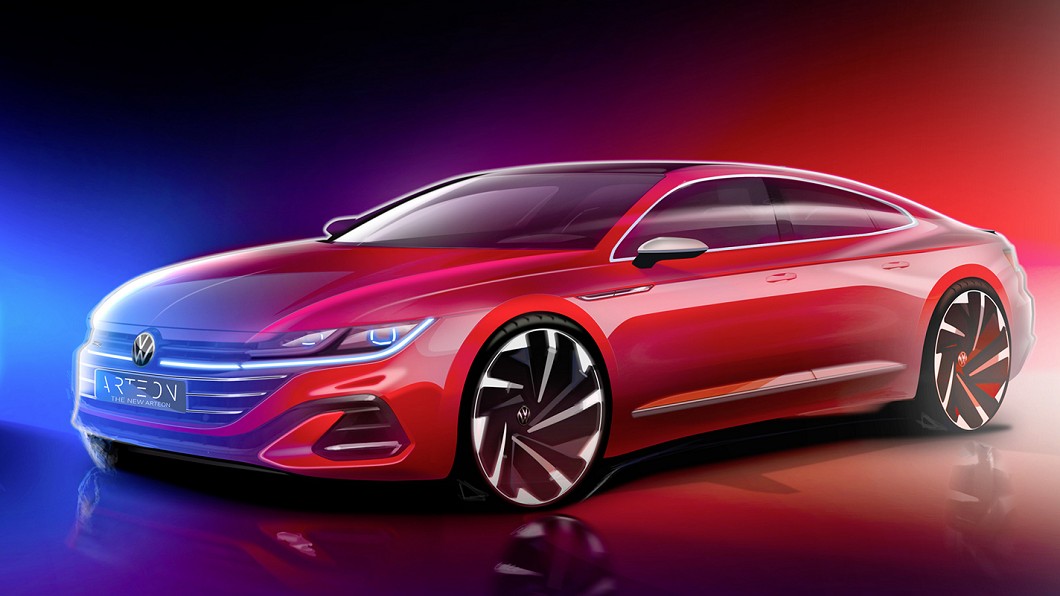 Volkswagen預告Arteon小改款將於6月24日發表亮相。(圖片來源/Volkswagen) VW Arteon小改6/24發表 年底來台的會是?