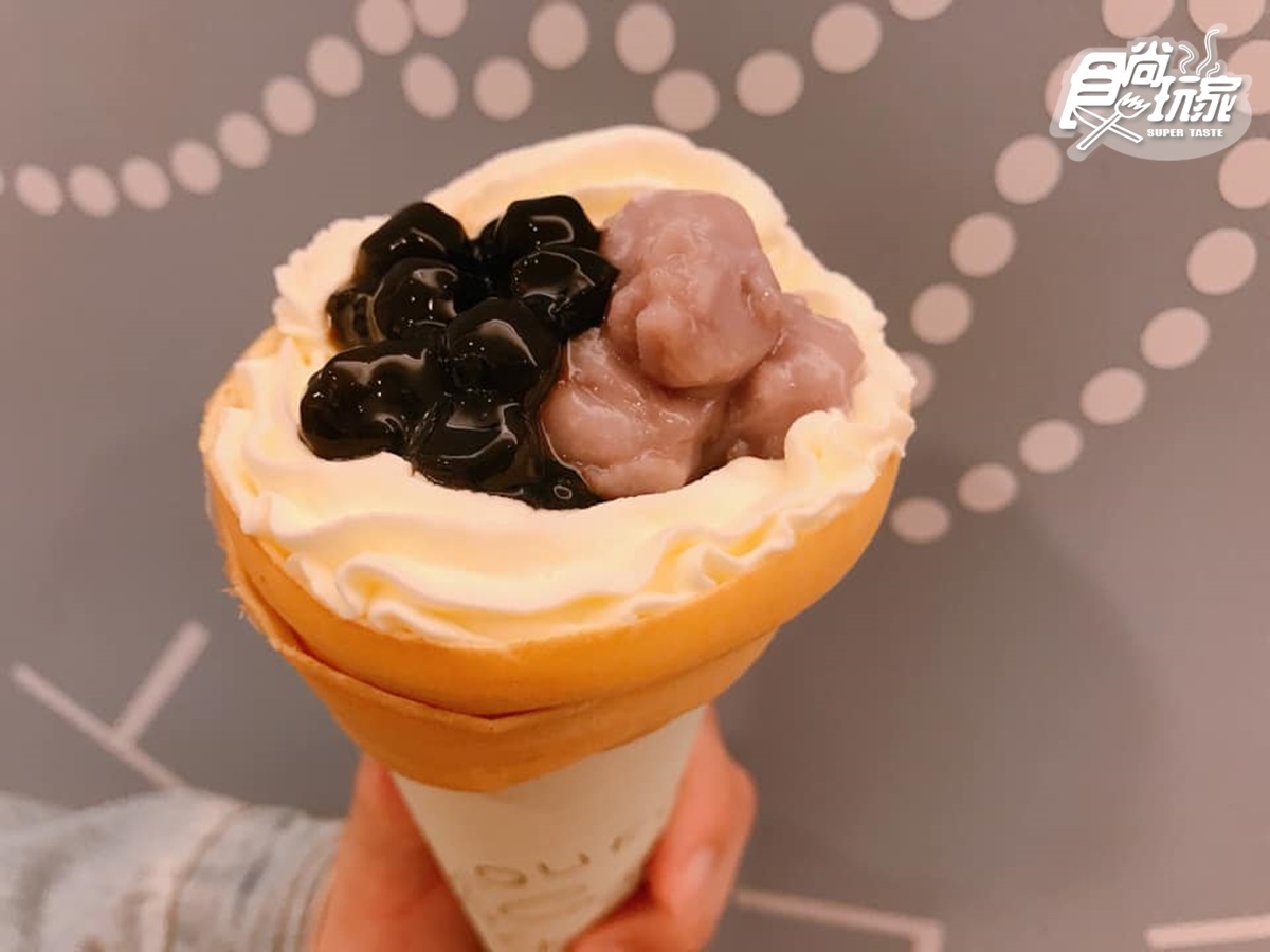 「珍珠+芋泥」一次爽吃！超紅可麗餅店獨家限定，還有蜷尾家聯名「芋泥牛奶霜淇淋」