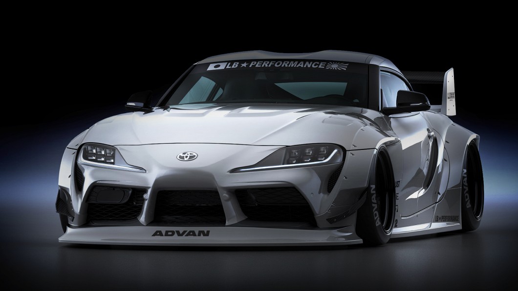 LB Work Supra寬體改裝套件亮相。(圖片來源/ LB Works) 爆龜加大尾翼 LB Works Supra改套曝光