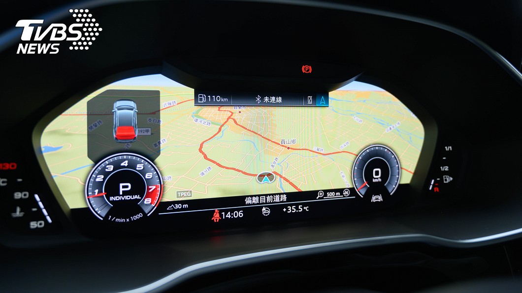 可選配12.3吋Audi Virtual Cockpit虛擬駕駛艙，功能更多元解析度亦更高。