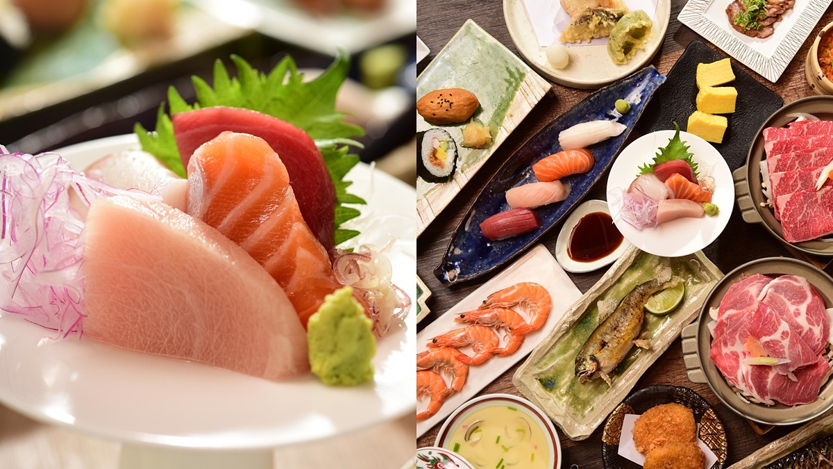 日本料理780元吃到飽！多達20道生魚片、握壽司、手打烏龍麵無限續點