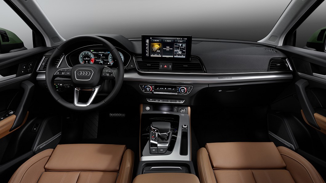 除解析度更高之12.3吋全數位虛擬駕駛艙，中控台螢幕也升級為10.1吋。(圖片來源/ Audi)