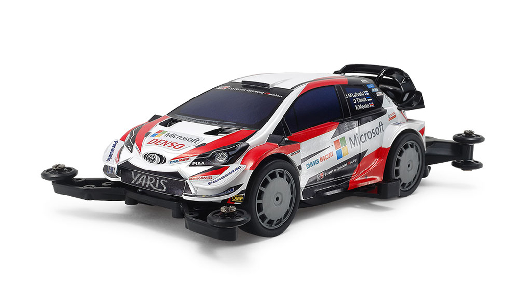模型車大廠Tamiya推出Yaris WRC版本迷你四驅車。(圖片來源/ Tamiya)