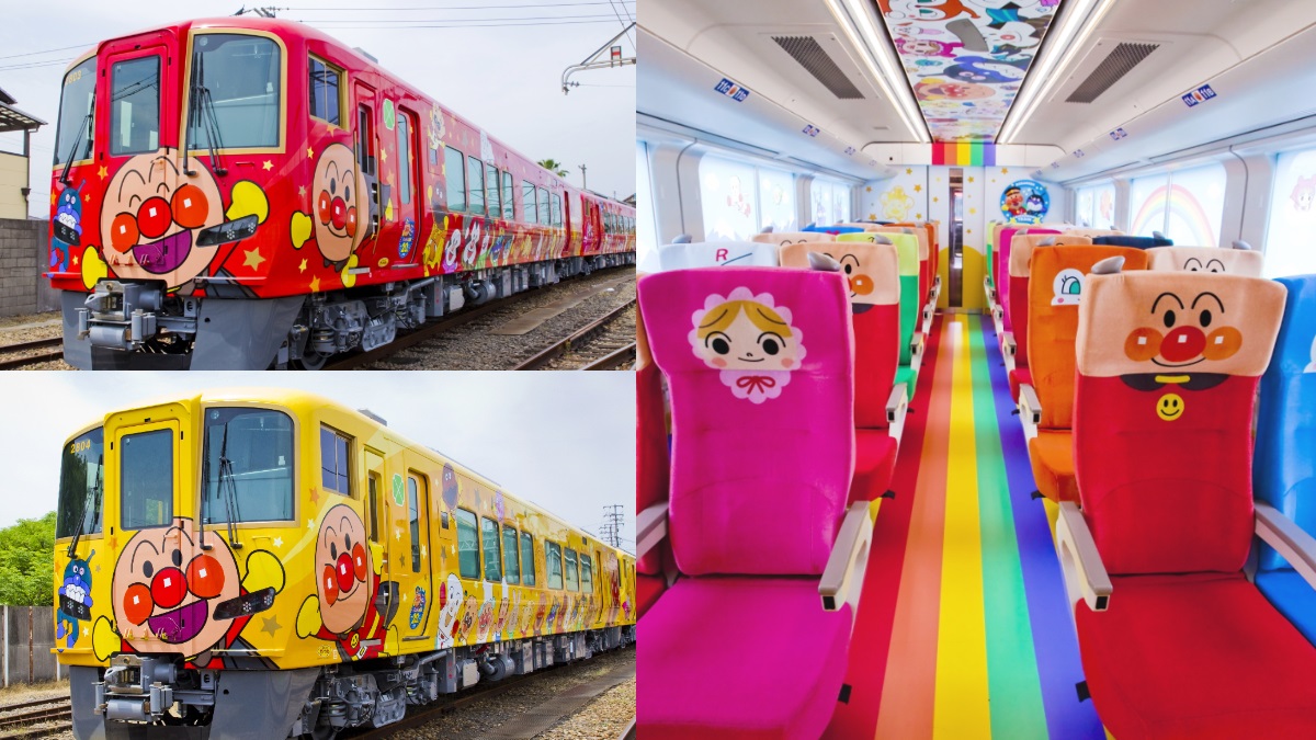 搶先曝光！JR四國今夏改版2款「全新麵包超人列車」，6大角色座椅萌爆