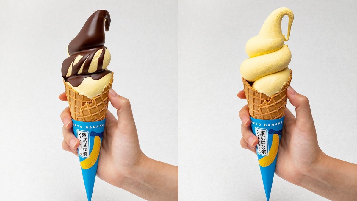 日本控嗨了！東京BANANA首推出2款「胖胖霜淇淋」，可愛外型+濃濃香蕉味好想吃