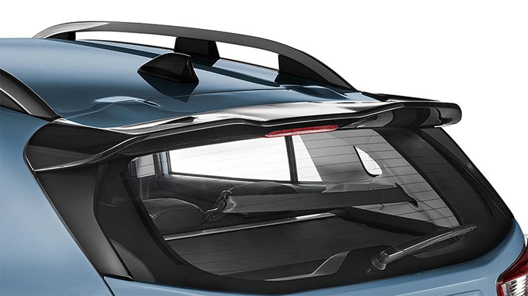 Subaru前設計總監小林正彥親自操刀，在XV GT Edition車身新增了外觀套件，包含大面積尾翼，(圖片來源/ Subaru)