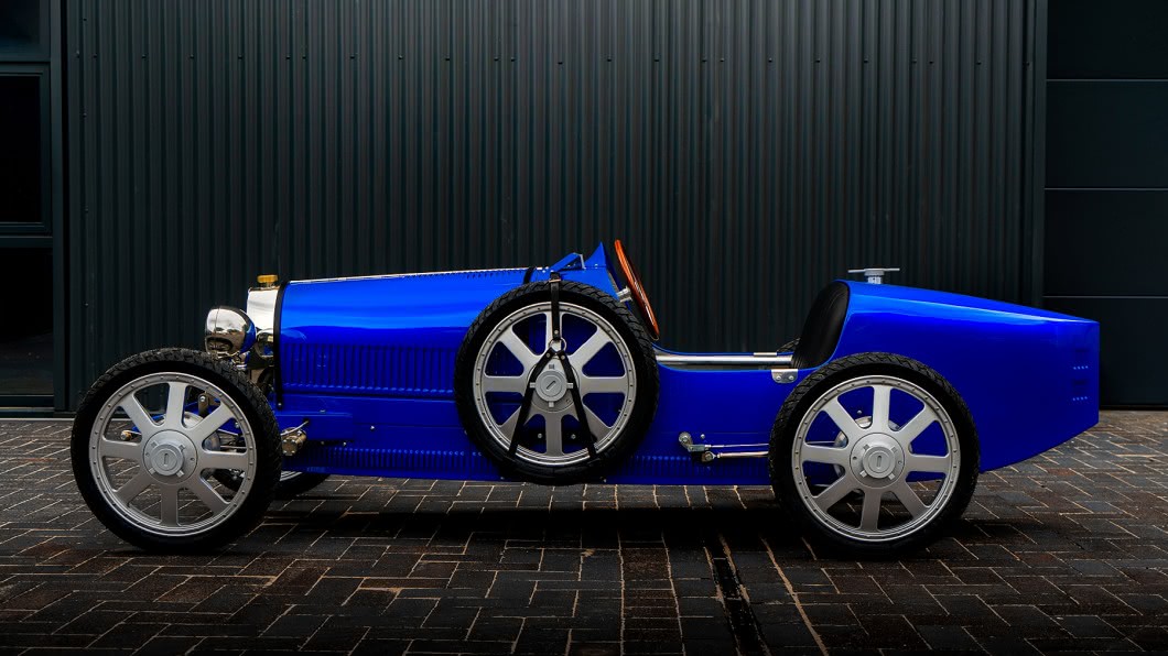 Bugatti Baby透過Speed Key速度解封鑰匙，可以達到70km/h最高速度。(圖片來源/ Bugatti)